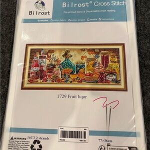 Bilrost Cross Stitch Kit #J729 - Fruit Liquor Design